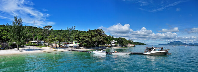 K&uuml;stenpanorama auf Koh Samet (Thailand)