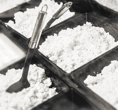 refrigerated display cases with cottage cheese