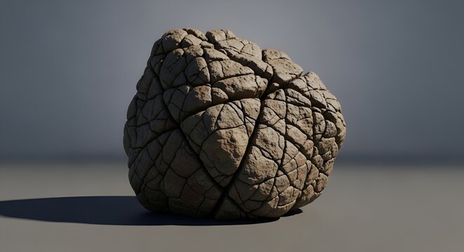 Textured Septarian Nodule "Dragon Stone" Background