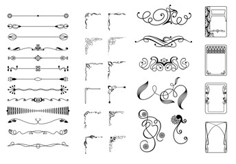 Vector designs elements.