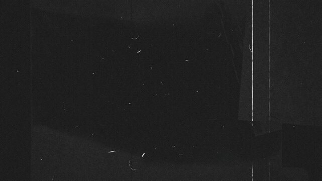 The black and white texture, with its numerous scratches, graininess, and dirt, is reminiscent of old film photographs and weathered paper. The cracks and graininess effects are particularly striking.