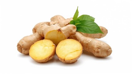 ginger isolated on white background