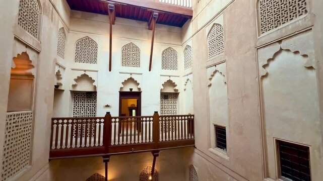 Jabreen Castle in Oman, a historic and tourist landmark showcasing traditional Omani architecture and Islamic cultural heritage.