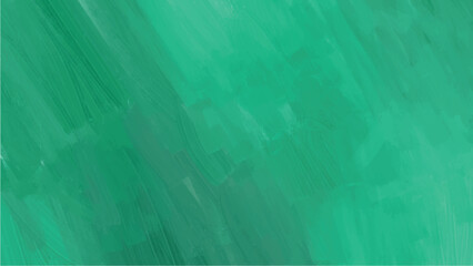 Beautiful greenish background in oil painting style in the form of a wall of brushstrokes.