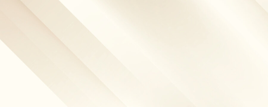 Abstract golden background with white and beige luxury glitter shapes. Golden lines luxury on cream color background. Gold elegant realistic paper cut style 3d. Vector illustration