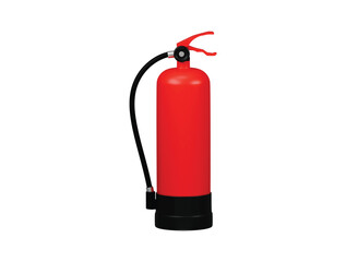 Fototapeta premium fire extinguisher icon 3d render illustration