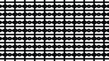  abstract black and white geometric seamless pattern featuring repeating shapes