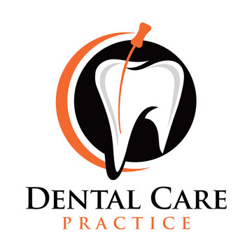 Modern dental logo vector featuring a clean tooth icon with smooth curves and minimalist style, representing oral care, dentistry, and professional dental services, isolated on white background.