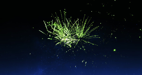 Image of the words Happy St. Patrick Day written in sparkling letters