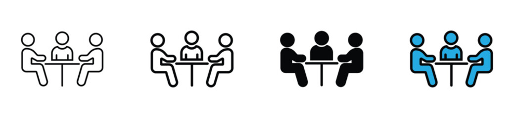 Office Conference and Corporate Meeting Icons
