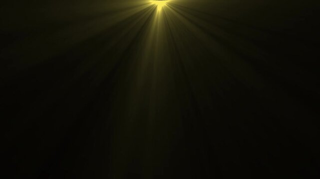 Abstract red-light rays shining upward. Overlays, light transition, effects sunlight, lens flare, light leaks. High quality stock footage of sun rays light effects.