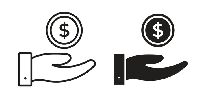 Affordable icons in different styles. Simple icon design