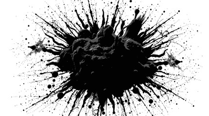 A modern black and white street lamp with dual shades stands on a flat surface, possibly at a park or street edge,