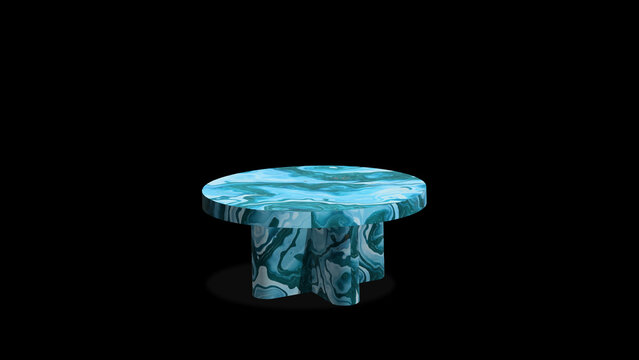 beautiful stage table round table in the bible front product showing template images 4q design on solid background