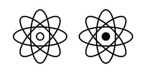 Photon icons in different styles. Simple icon design © Pop