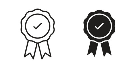 Recognition icons in different styles. Simple icon design