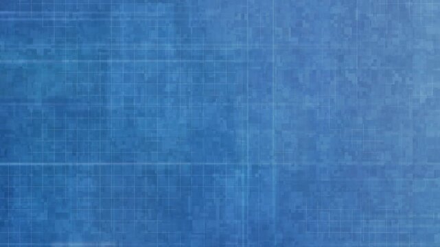 Blue loopable digital grid background animation shifting subtly, technology theme for data science, professional style