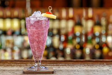 Cocktail of rose and pepper