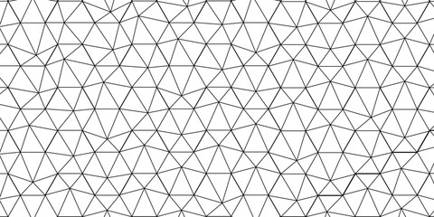 Abstract seamless geometric pattern triangle vector futuristic technology design. Net on the wall decoration.