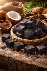 coconut shell briquettes