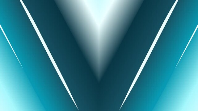 Futuristic Abstract Teal Geometric V-Shape Motion Background