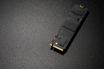 高速ストレージM.2 NVMe SSDのクローズアップ
