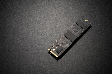 高速ストレージM.2 NVMe SSDのクローズアップ