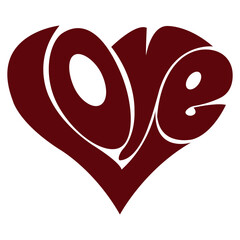Naklejka premium Abstract love as like as heart logotype design icon vector logo