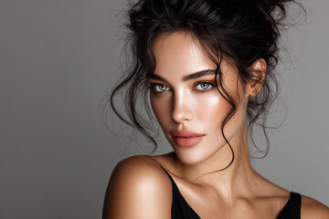 Naklejka premium Hero fashion and beauty image for global advertising campaigns. 