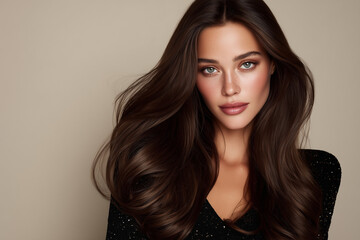 Naklejka premium Hero fashion and beauty image for global advertising campaigns. 