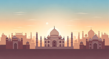 Fototapeta premium Taj Mahal India Landmark