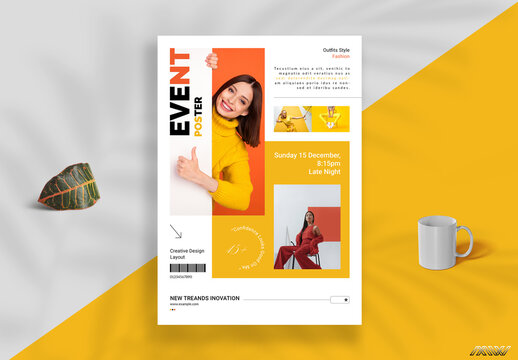 Event Poster Layout Template
