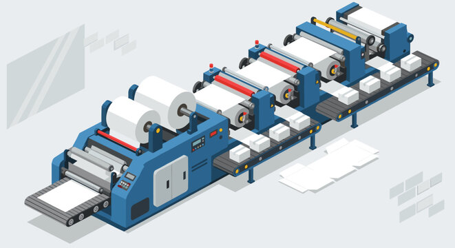 Industrial Printing Press Machine Equipment Factory.