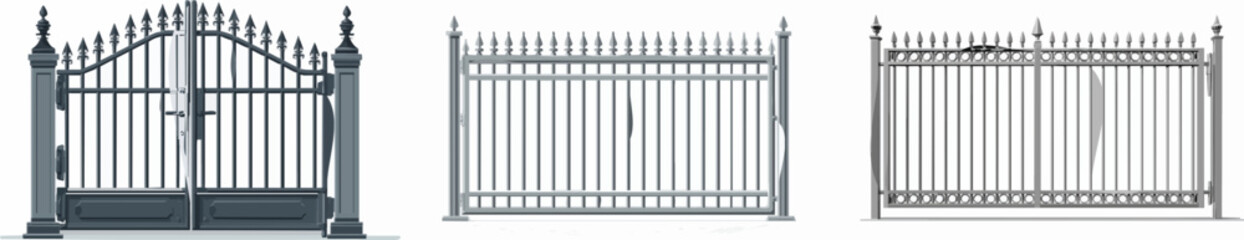 Metallic Gateway to Timeless Elegance