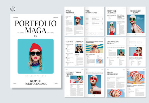 Minimal Portfolio Magazine Template