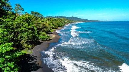 Fototapeten Küste Beach Playa Negra between Cahuita and Punta Uva on the Caribbean coast in Costa Rica  © Foto-Jagla.de