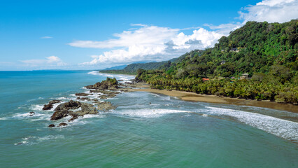 Beautiful beach Playa Dominicalito at the pacific coast in Costa Rica © Foto-Jagla.de