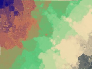 Obraz premium Bold colorful watercolor background perfect for designs