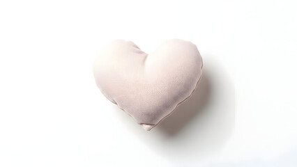 Valentine's day heart shaped decoration with special love message
