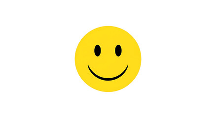 Fototapeta premium Simple flat vector illustration of a sad crying emoji face with teardrops, clean minimal design, smooth rounded shapes, bright yellow color, isolated on white background, no text, no watermark, modern