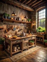 Rustic Cooking Station Awaits