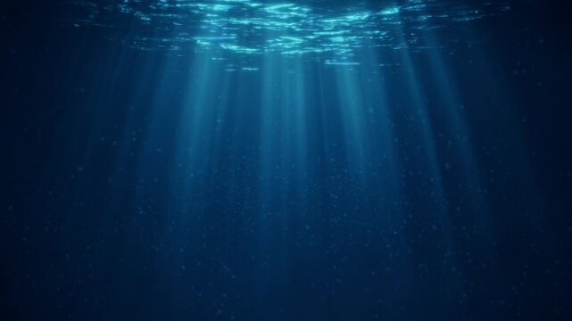 Underwater Lightrays Seamless Loop