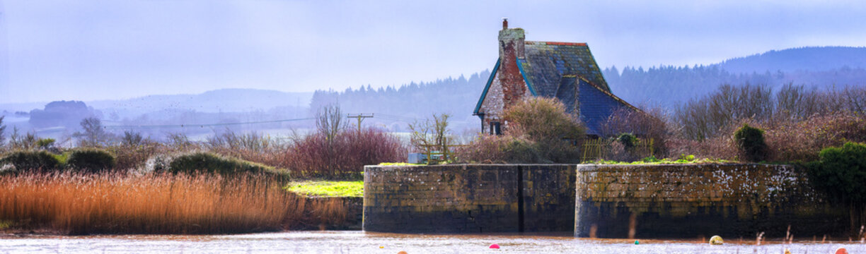 On the river exe in devon uk near Topsham 