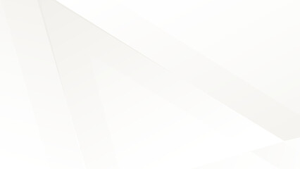 white abstract minimalist geometric background with layered line shadow and light gradients. template poster banner.