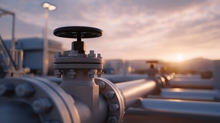 Industrial piping systems rely on durable fittings and precision engineered valves to control flow, pressure, and safety across oil, gas, water, and chemical installations. cinematic color