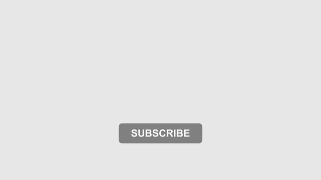 Subscribe button on a clean white background viewed from directly above