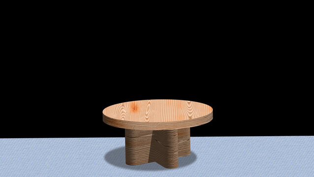 unick nice solid wooden table in the bidel front product showing tamplate images 4q design on solid dark background
