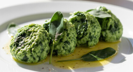 Spinach Herb Dumplings