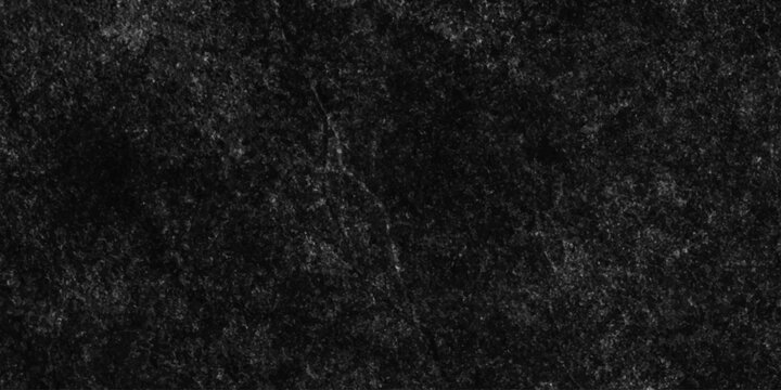Dark charcoal grunge wall texture background. Dark black rough grunge surface with smoke edge. Black texture chalk board and black board.