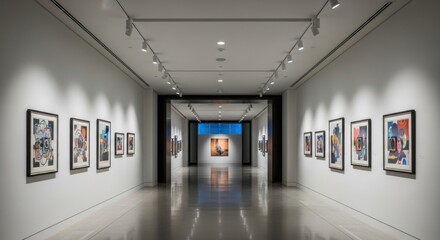 long corridor in the hospital